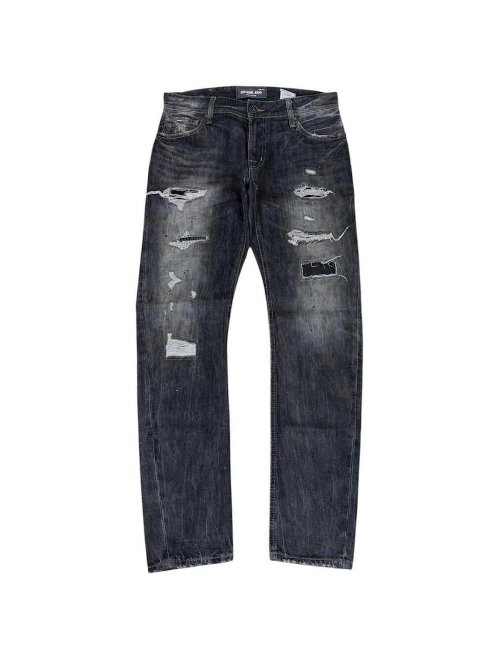 Buckaroo ripped look dirty shade denim jeans